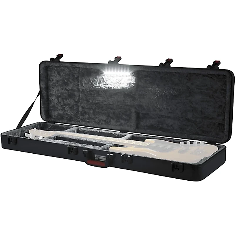 Gator TSA ATA Molded Electric Bass Guitar Case with LED Ligh
