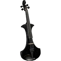 Cremona SV-180BKE Premier Student Electric Violin Outfit 4/4 Metallic Black