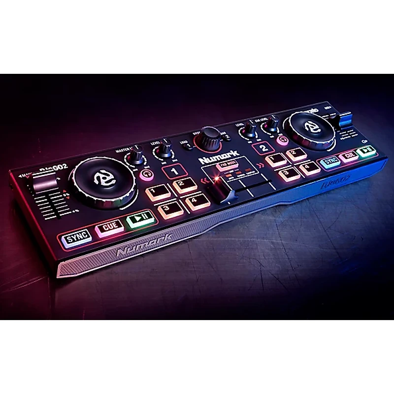 Numark DJ2GO2 Compact Portable Serato DJ Controller with Audio Interface
