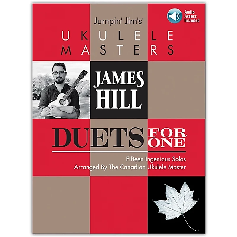 Hal Leonard Jumpin' Jim's Ukulele Masters: James Hill - Duets For One Book/Audio Online