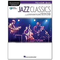Hal Leonard Jazz Classics For Tenor Sax Instrumental Play-Along Book/Audio Online
