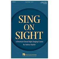Hal Leonard HLP 08745731 SING ON SIGHT CHORAL SIGHT SINGING COURSE BOOK W/CD