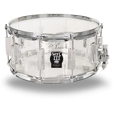 WFLIII Drums Top Hat and Cane Collector's Acrylic Snare Drum With Chrome Hardware 14 x 6.5 in.