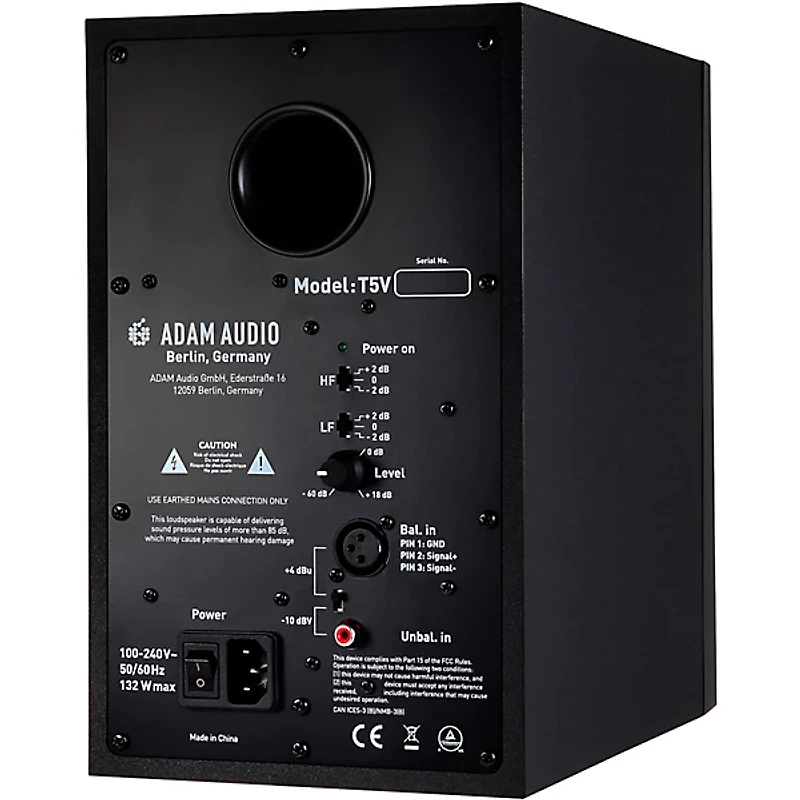 ADAM Audio T5V 5" Powered Studio Monitor - Black