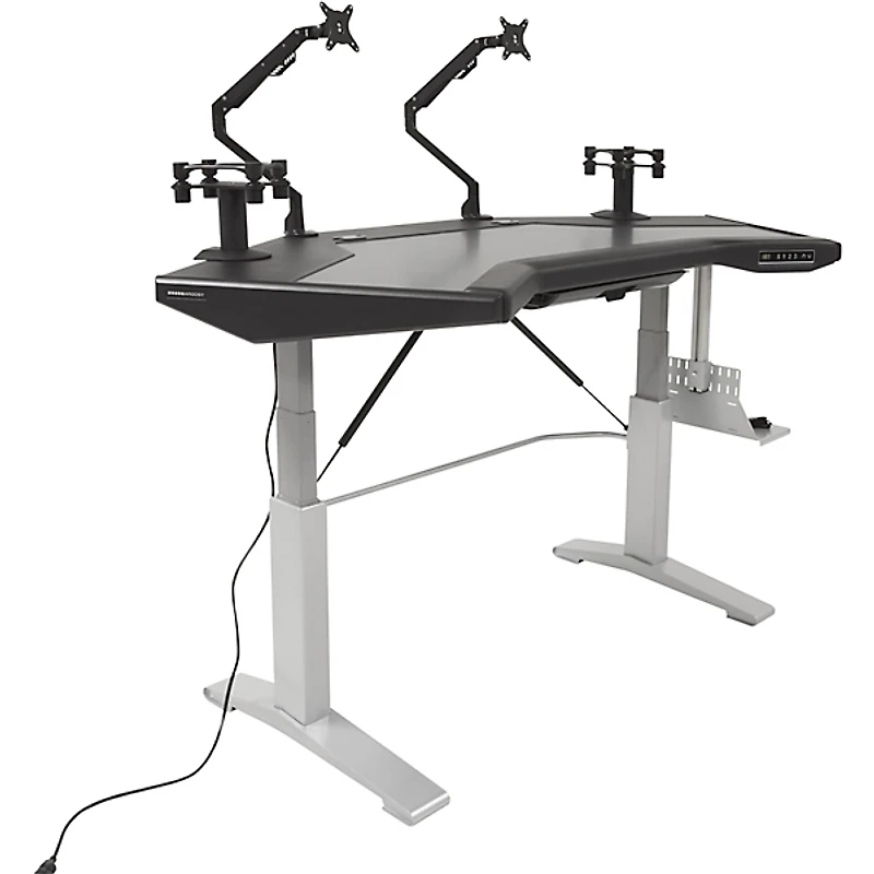 Argosy Halo.GE Ultimate XC Sit-Stand Workstation Desk With Original Hautelink Pattern Desktop