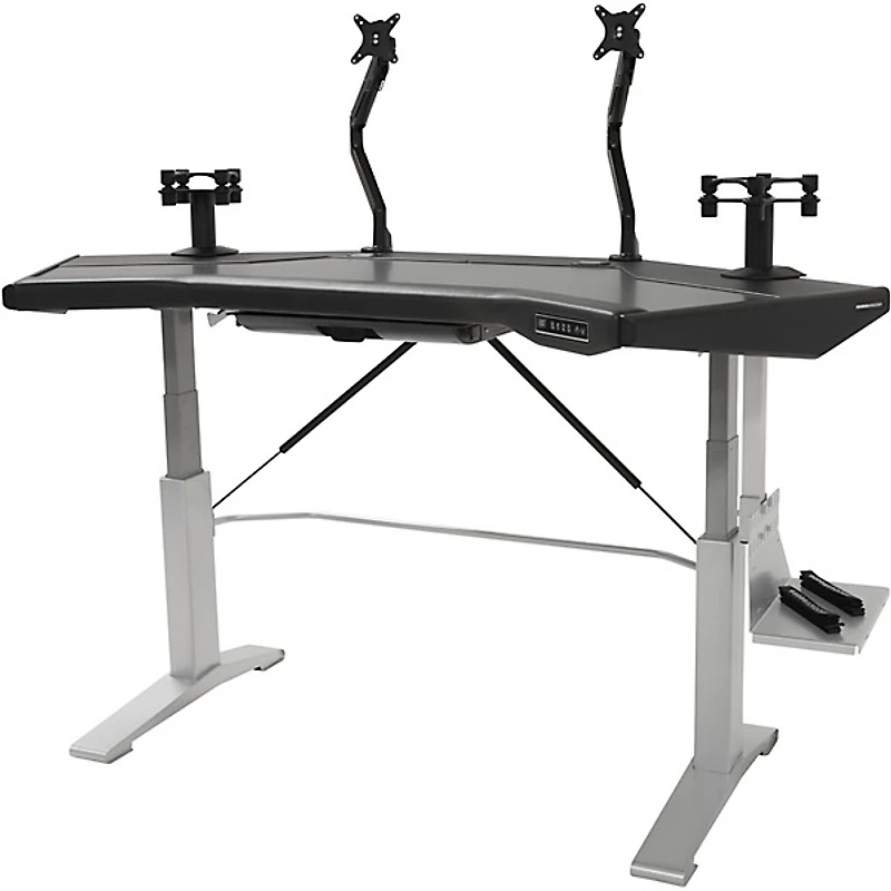 Argosy Halo.GE Ultimate XC Sit-Stand Workstation Desk With Original Hautelink Pattern Desktop
