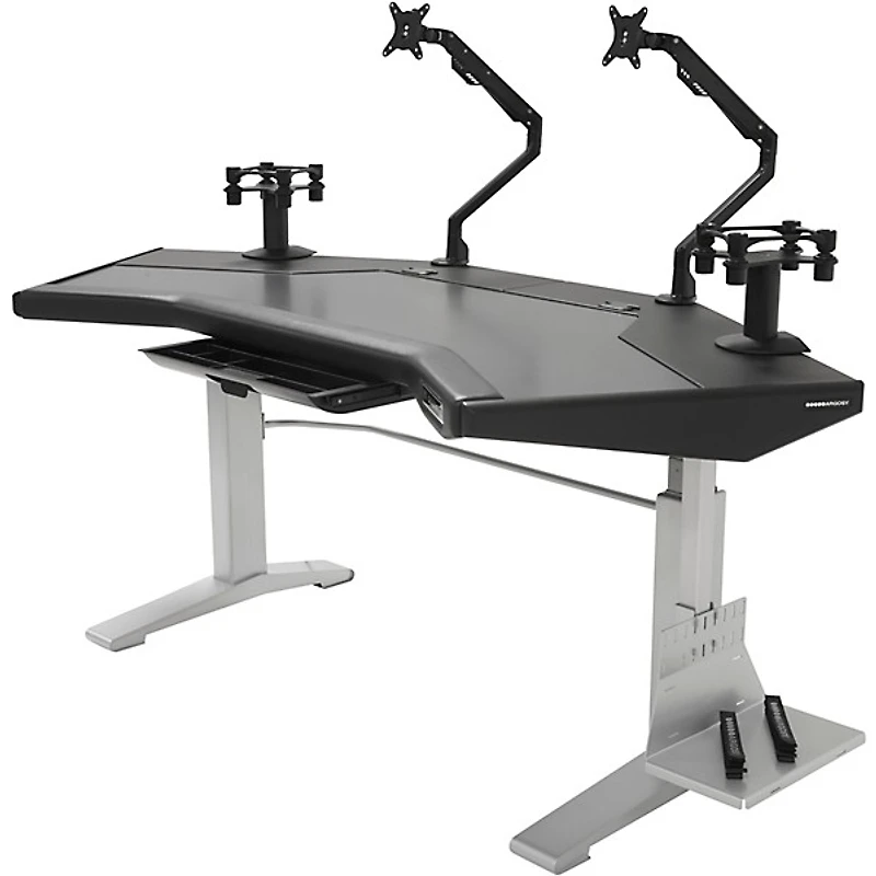 Argosy Halo.GE Ultimate XC Sit-Stand Workstation Desk With Original Hautelink Pattern Desktop