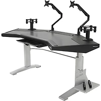 Argosy Halo.GE Ultimate XC Sit-Stand Workstation Desk With Original Hautelink Pattern Desktop
