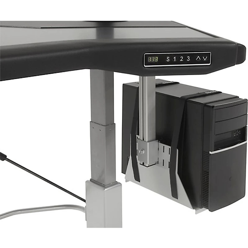 Argosy Halo.GE Ultimate XC Sit-Stand Workstation Desk With Original Hautelink Pattern Desktop