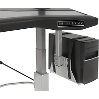 Argosy Halo.GE Ultimate XC Sit-Stand Workstation Desk With Original Hautelink Pattern Desktop