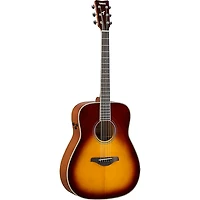 Restock Yamaha FG-TA TransAcoustic Dreadnought Acoustic-Electric Guitar - Brown Sunburst