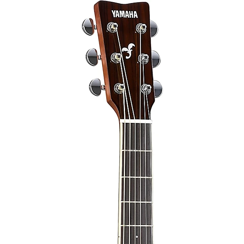Restock Yamaha FG-TA TransAcoustic Dreadnought Acoustic-Electric Guitar - Brown Sunburst