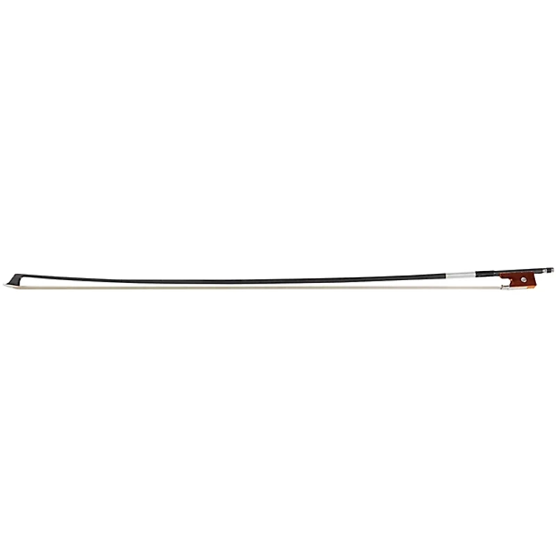 Anton Breton AB-110 Brazilwood Student Violin Bow - Black 4/4 Round