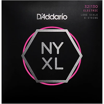D'Addario NYXL32130 Gauge 6-String Long Scale Electric Bass Strings