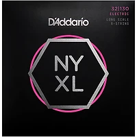D'Addario NYXL32130 Gauge 6-String Long Scale Electric Bass Strings