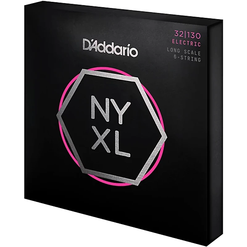 D'Addario NYXL32130 Gauge 6-String Long Scale Electric Bass Strings