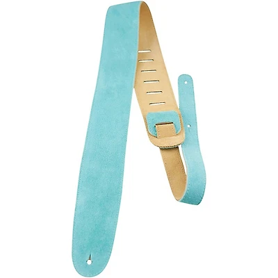 Perri's 2.5" Soft Suede with Premium Backing - Adjustable 44.5"-53" Guitar Strap
