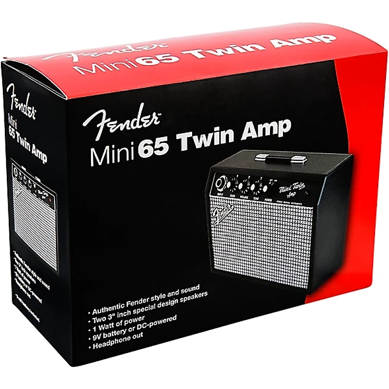 Fender Mini '65 Twin 1W 2x3 Guitar Combo Amp