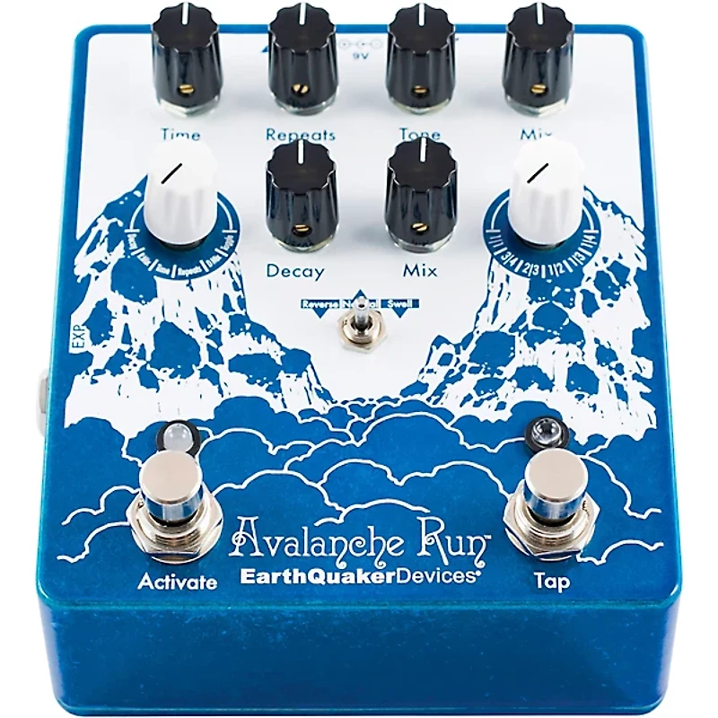 EarthQuaker Devices Avalanche Run V2 Reverb/Delay Effects Pedal