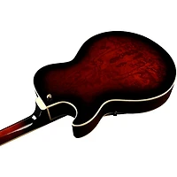 Ibanez Artcore Expressionist AG95QA Electric Guitar Dark Brown Sunburst