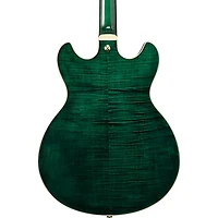 Ibanez Artcore Expressionist AS93FM Electric Guitar Transparent Moss Green