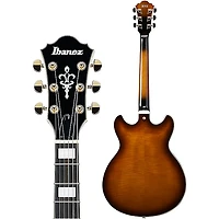 Ibanez Artcore AS93FML Expressionist Series Semi-Hollow Left-Handed Electric Guitar Violin Sunburst