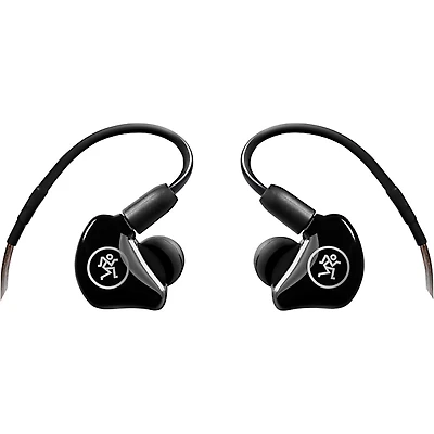 Mackie MP-120 Single-Dynamic Driver Professional In-Ear Monitors - Black