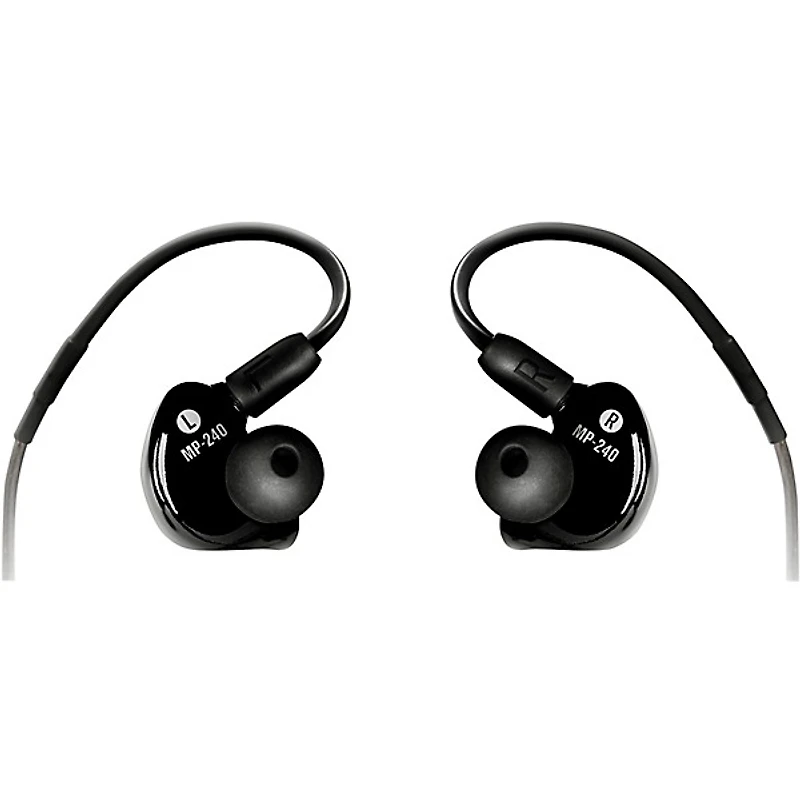 Mackie MP-240 Dual Hybrid Driver Professional In-Ear Monitors Black