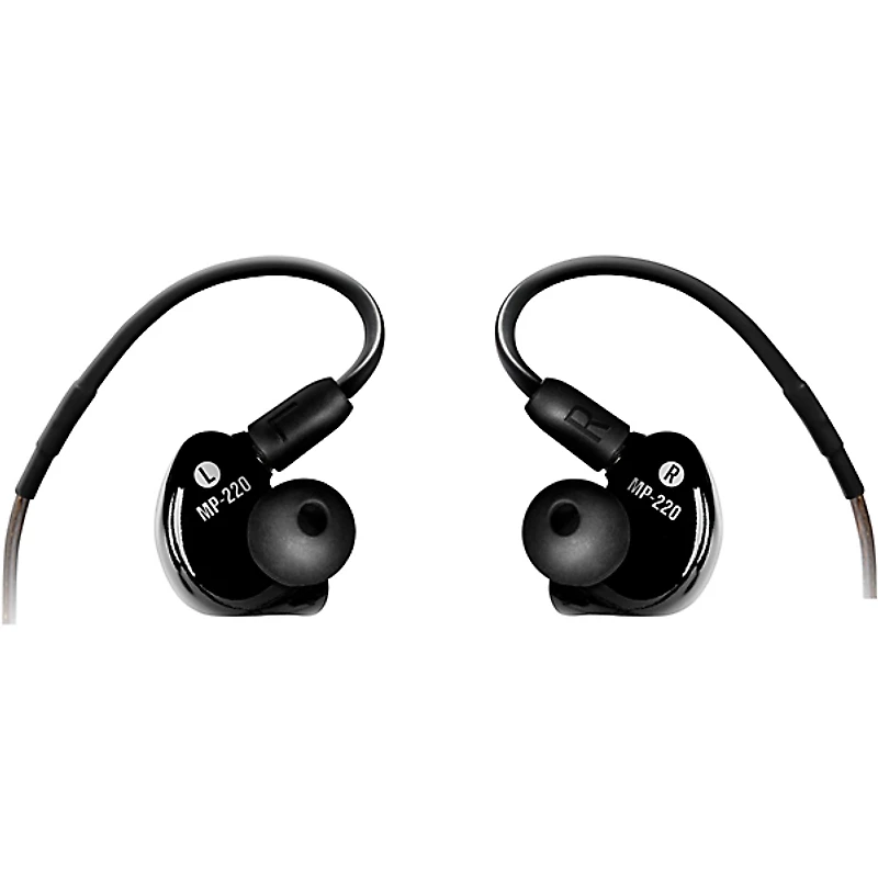 Mackie MP-220 Dual Dynamic Driver Professional In-Ear Monitors Black