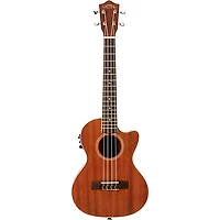 Lanikai MA-CET Mahogany Tenor with Kula Preamp A E Ukulele Mahogany