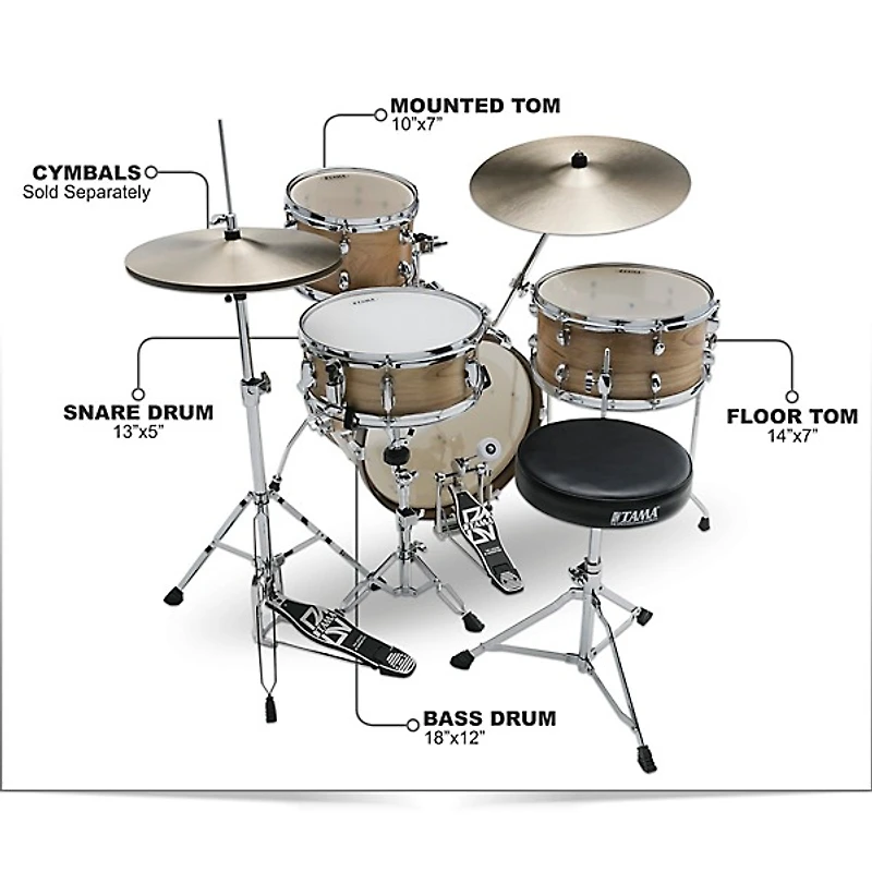 TAMA Club-JAM 4-Piece Shell Pack