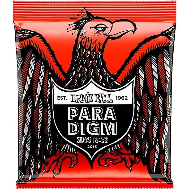 Ernie Ball 2 Pack- Paradigm Skinny Top Heavy Bottom Electric Guitar Strings Bundle