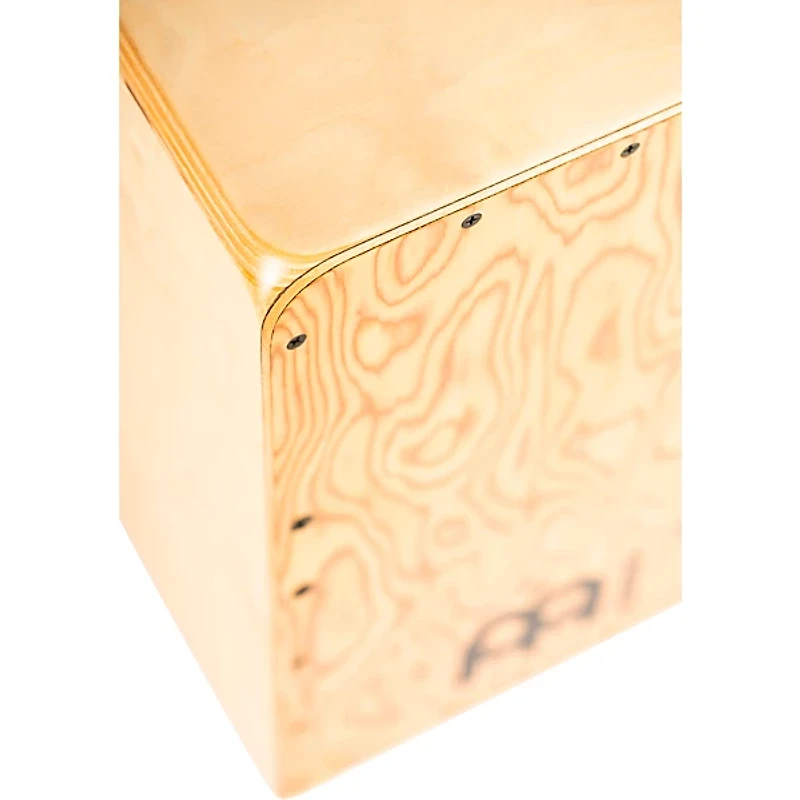 MEINL Woodcraft Series String Cajon with Makah Burl Frontplate Makah Burl
