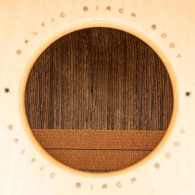 MEINL Woodcraft Series String Cajon with Makah Burl Frontplate Makah Burl