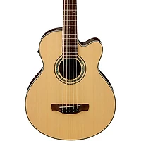 Ibanez AEB105E 5-String Acoustic-Electric Bass Guitar Gloss Natural