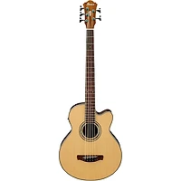Ibanez AEB105E 5-String Acoustic-Electric Bass Guitar Gloss Natural