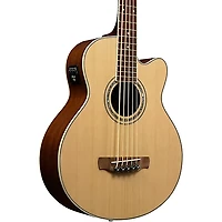 Ibanez AEB105E 5-String Acoustic-Electric Bass Guitar Gloss Natural
