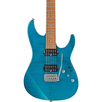 Ibanez MM1 Martin Miller Signature Electric Guitar - Transparent Aqua Blue