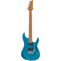 Ibanez MM1 Martin Miller Signature Electric Guitar - Transparent Aqua Blue