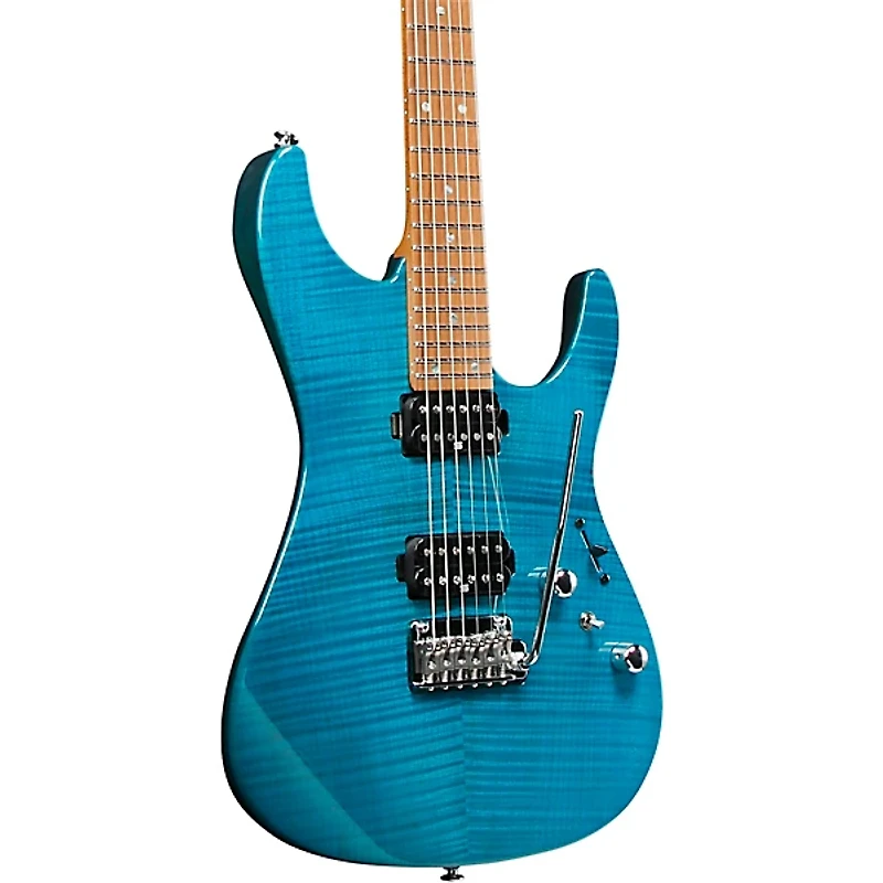 Ibanez MM1 Martin Miller Signature Electric Guitar - Transparent Aqua Blue