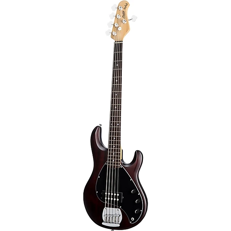 Sterling by Music Man StingRay RAY5 5-String Electric Bass Guitar - Satin Walnut
