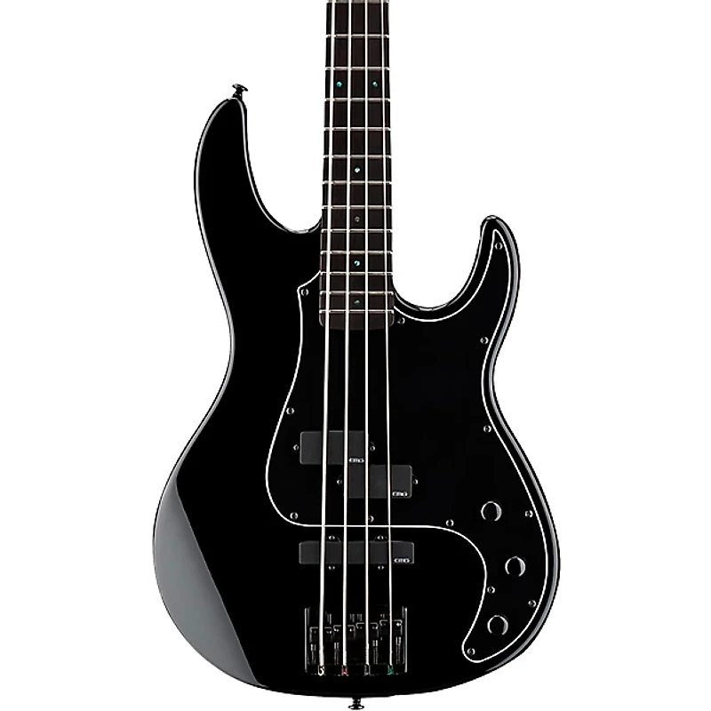 ESP LTD AP-4 Electric Bass Black Black Pickguard