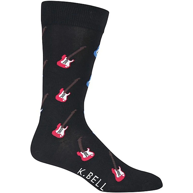 K. Bell Men's Electric Guitar Socks