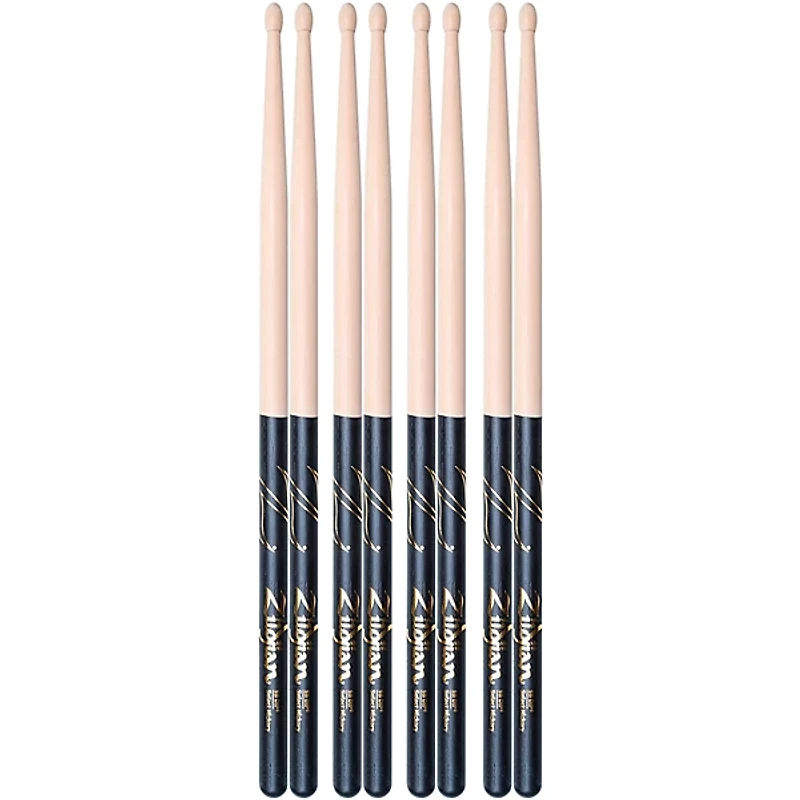 Zildjian Black DIP Drum Sticks - Buy 3, Get 1 Free -