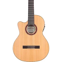 Kremona R65CWC Rondo Left-Handed Acoustic-Electric Classical Guitar Natural