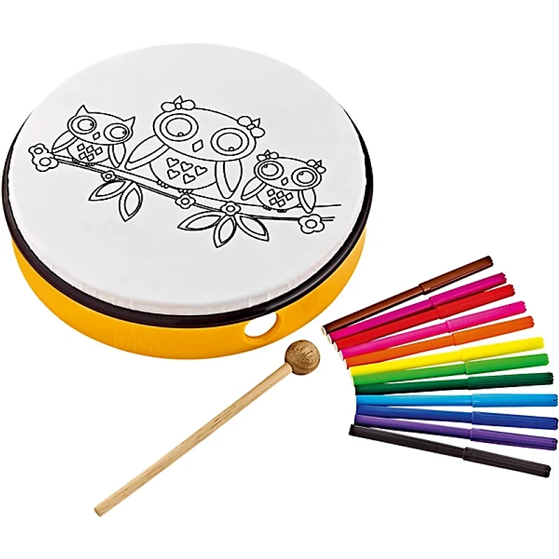 Nino Customizable ABS Hand Drum With Owl Design