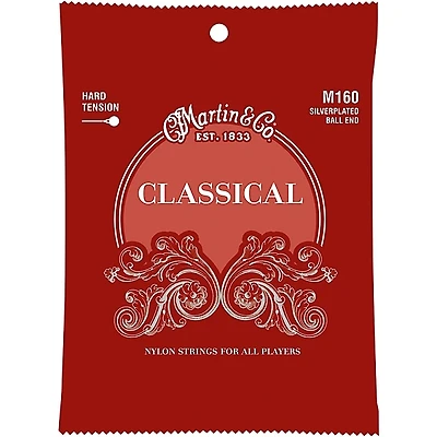 Martin M160 Classical Hard Tension Silverplated, Ball Ended Strings