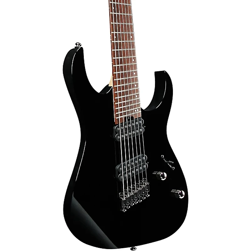 Ibanez RGMS7 Multi-Scale 7-String Electric Guitar Black