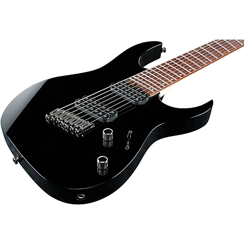 Ibanez RGMS7 Multi-Scale 7-String Electric Guitar Black