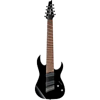 Ibanez RGMS8 Multi-Scale 8-String Electric Guitar Black